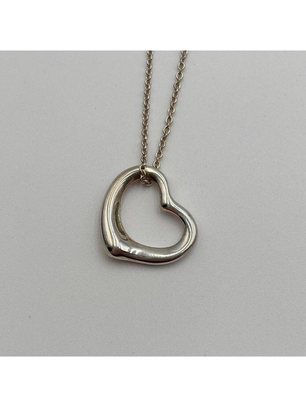 Tiffany & Co. Elsa Peretti Open Heart Pendant Necklace - Picture 6 of 6